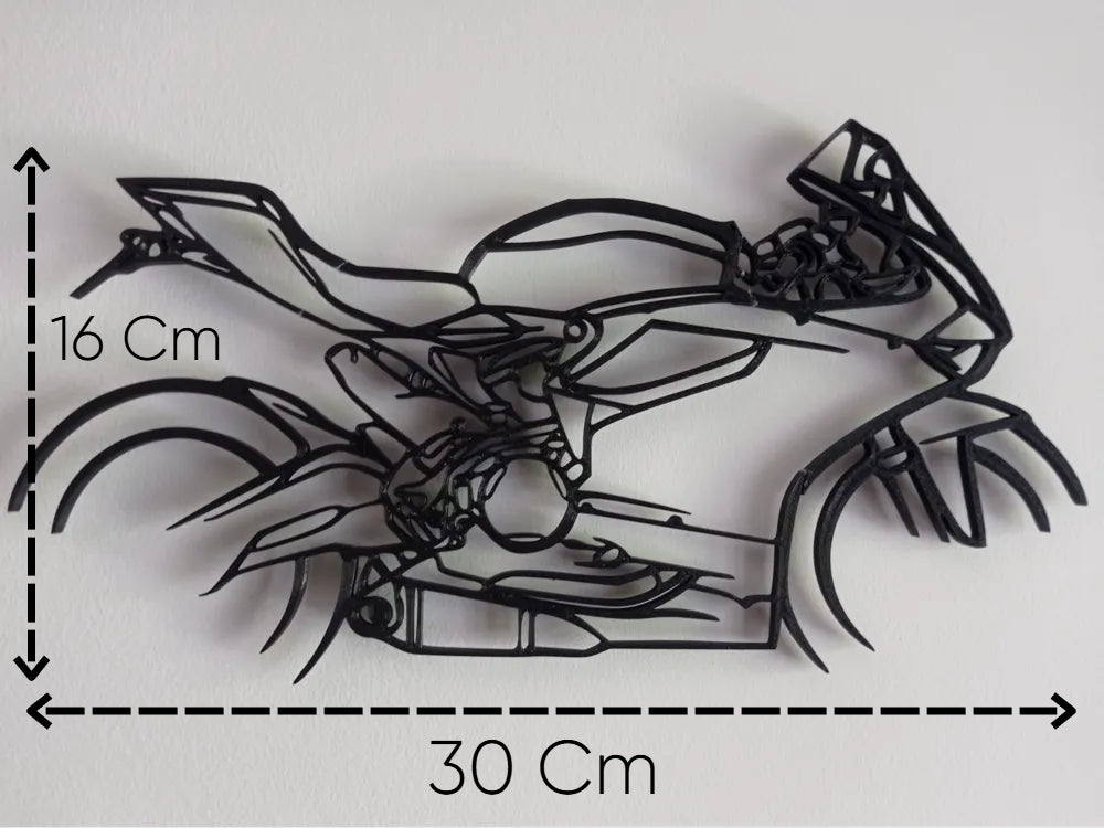 Superbike 3D Wall Art