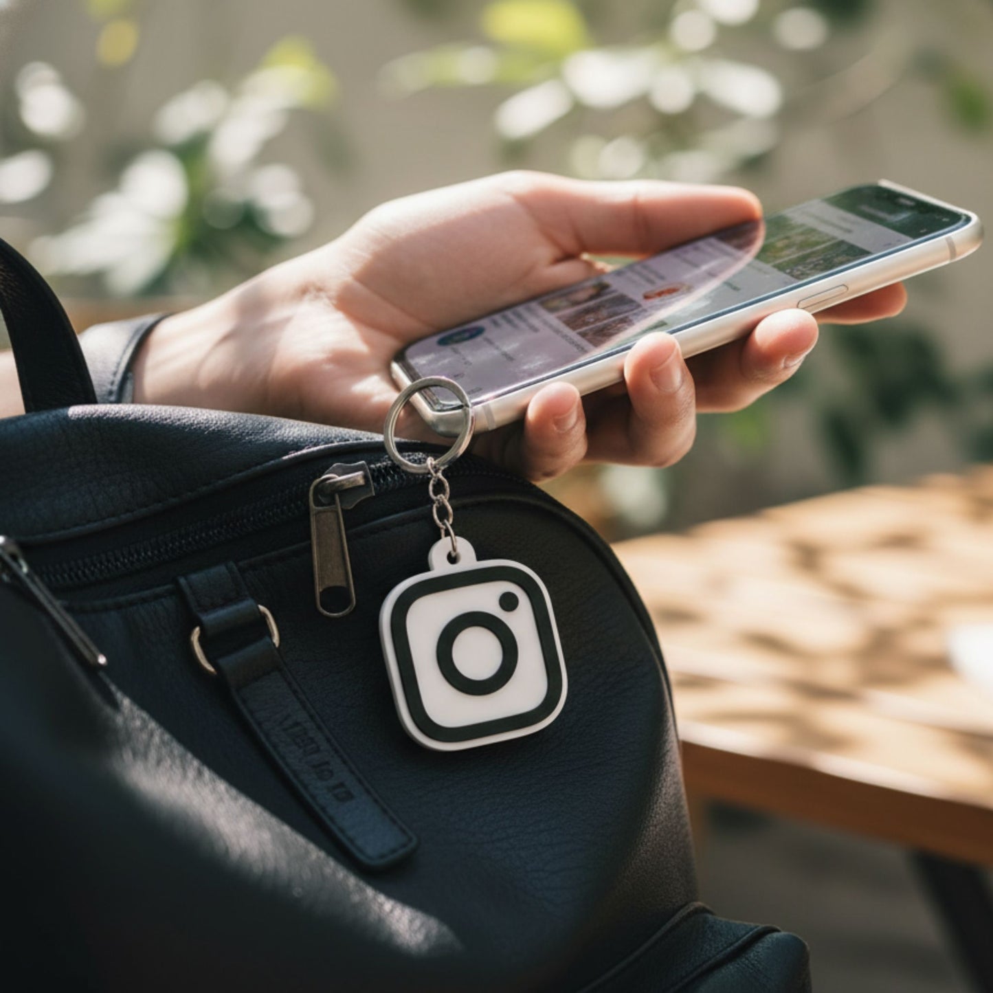 Instagram NFC Keychain