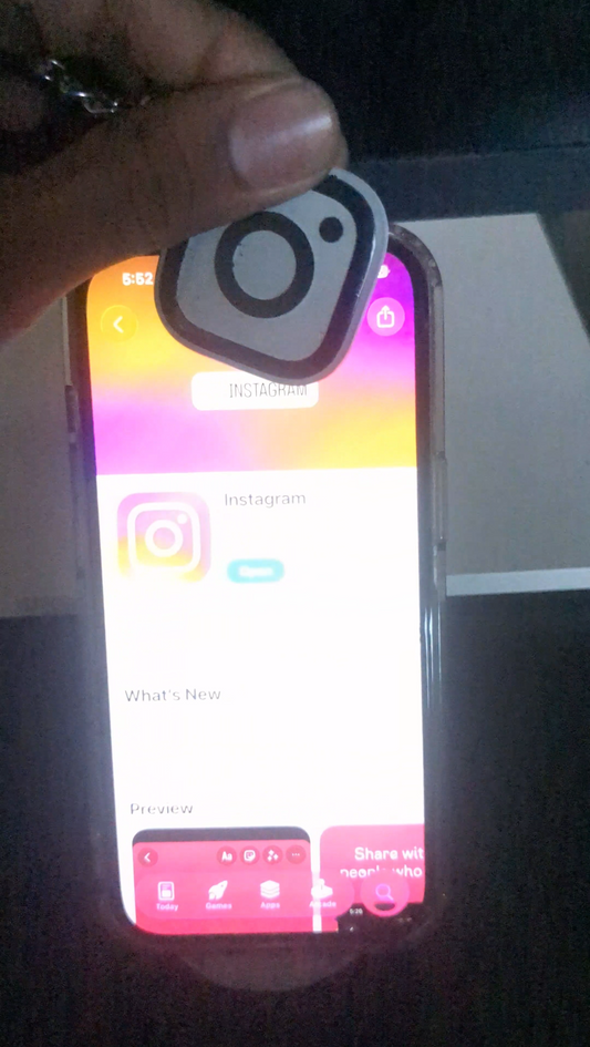 Instagram NFC Keychain