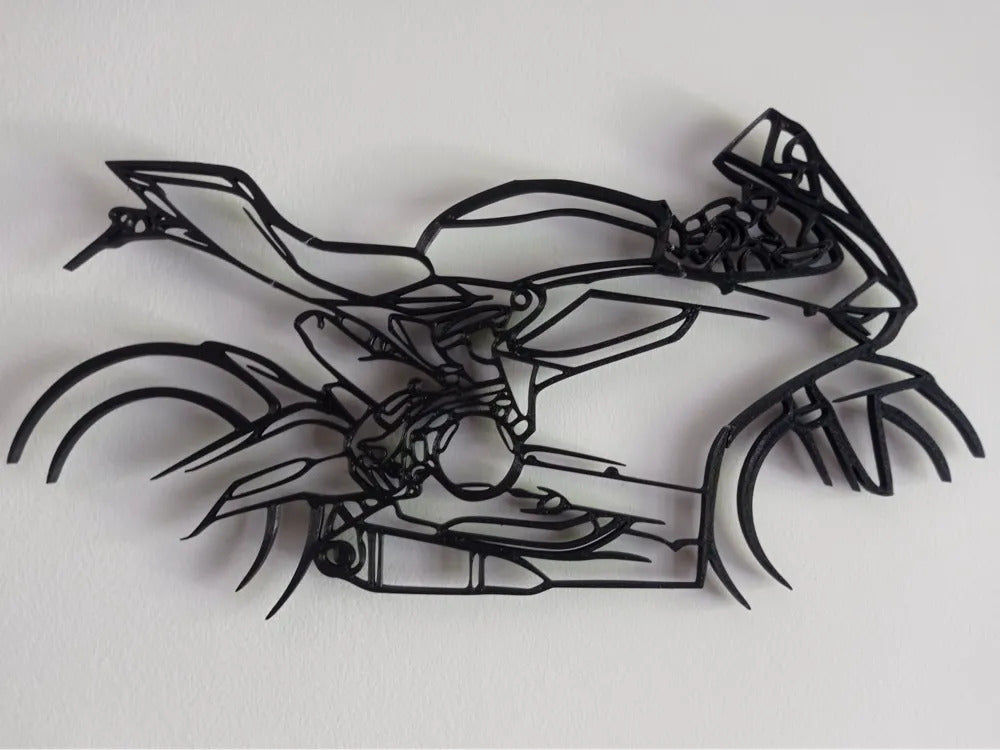 Superbike 3D Wall Art